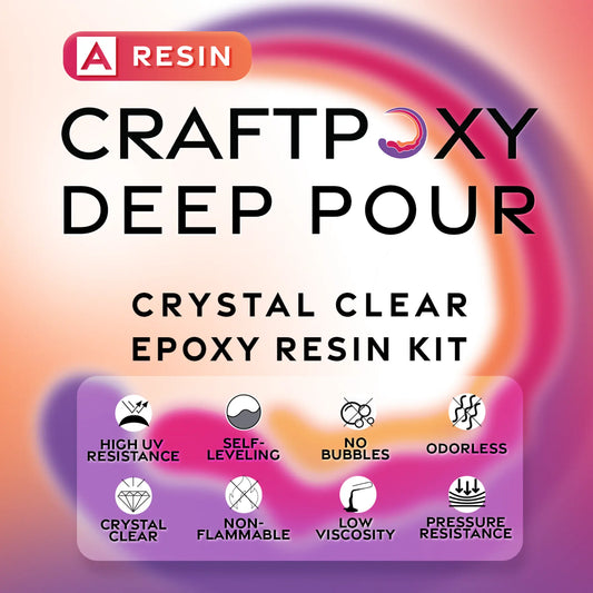 Craftpoxy Deep Pour | Crystal Clear Resin For Deep Pouring