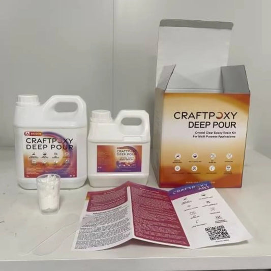 Craftpoxy Deep Pour | Crystal Clear Resin For Deep Pouring